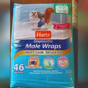 Hartz Disposable Male Wraps - Size SS